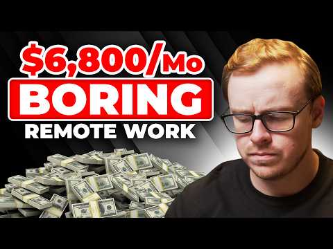 9 BORING But GUARANTEED Remote Jobs (No Interview 2025)