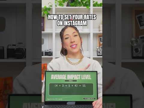 How to set your rates as a content creator landing brand collaborations on Instagram💰