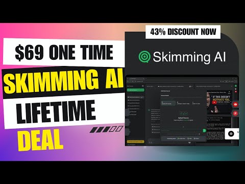 💥🤯💥Skimming AI Lifetime Deal |  App Reads Everything FOR YOU  | $69 Lifetime Deal | 43% Off Now