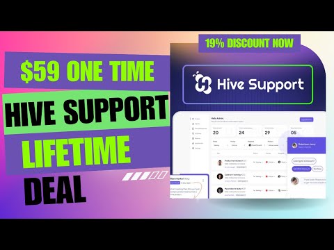 🧠✨ Hive Support Lifetime Deal |  Turn CHAOS into CLARITY | $59 Lifetime Deal | 19% Off Now