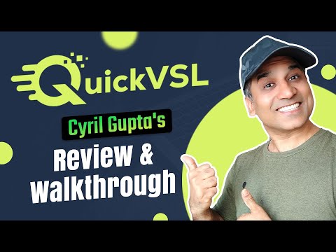 QuickVSL – VSL Maker. Review & Walkthrough