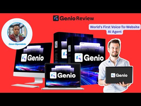 Genio Video+Review: World’s First Voice-To-Website AI Agent