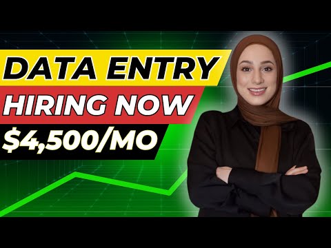 4 High Demand Remote Data Entry Jobs Hiring (Entry Level, Flexible, No Degree) Work From Home 2025