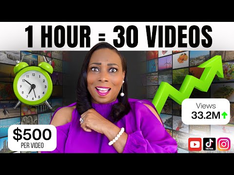 Make 30 Viral Short Videos in 1 Hour Using AI – Earn US$550/Video With This Tool!