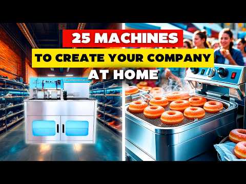 🔥25 MACHINES You Can BUY ONLINE to START a PROFITABLE BUSINESS from HOME and MAKE MONEY