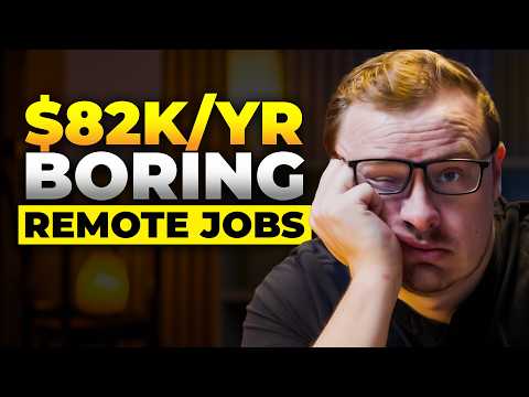 9 Boring Remote Jobs That Pay BETTER Than You Think (2025)