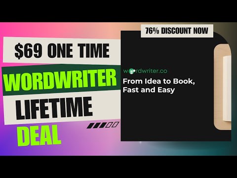 ✍️🤯 Wordwriter Lifetime Deal | Write Smarter, Not Harder | $69 Lifetime Deal | 76% Off Now
