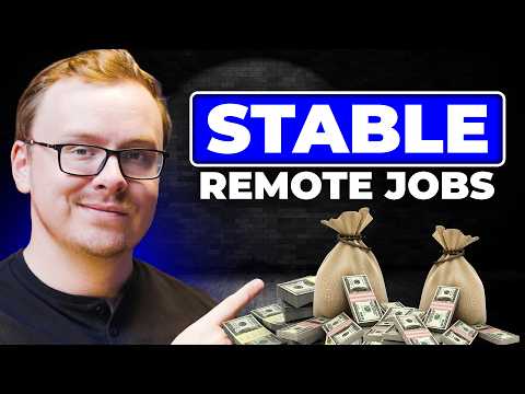 7 TEDIOUS But STABLE Remote Jobs (While Others Get LAID OFF)