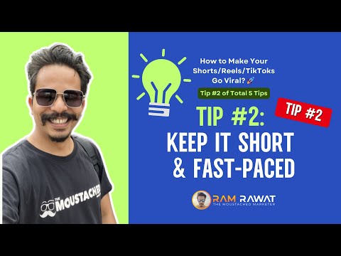 The #1 Secret to VIRAL Shorts & Reels – Keep It Short & Fast! 🚀  – (Tip #2) 🤫