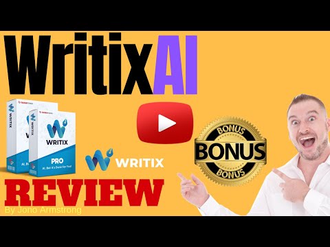 Writix AI Review ⚠️ WARNING ⚠️ DON'T GET WRITIXAI WITHOUT MY 👷 CUSTOM 👷 BONUSES!!