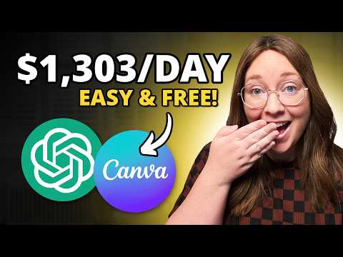 Make $40,410/mo with ChatGPT & Canva for FREE