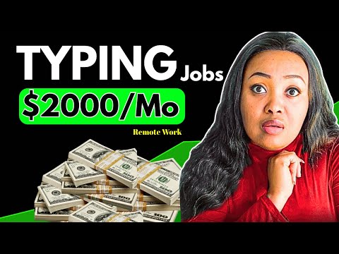 Remote Typing Jobs You Can Start Today (No Interview,  No experience)