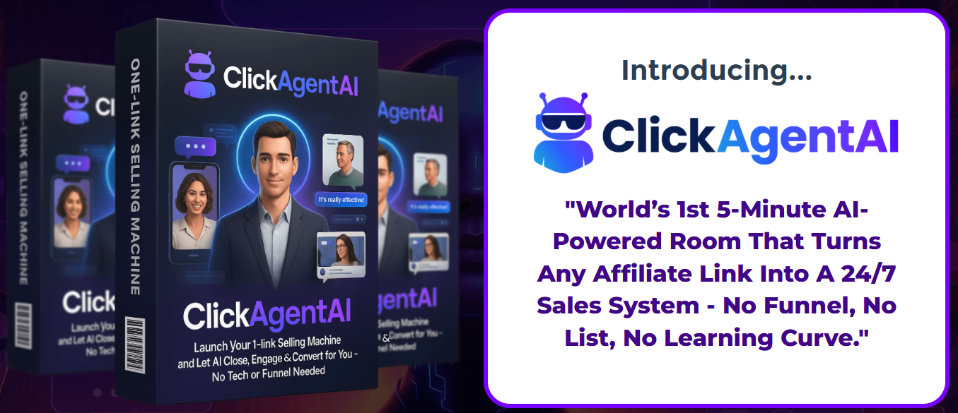 ClickAgent AI OTO 1 to 5 – ALL ClickAgent AI OTOs Links Here