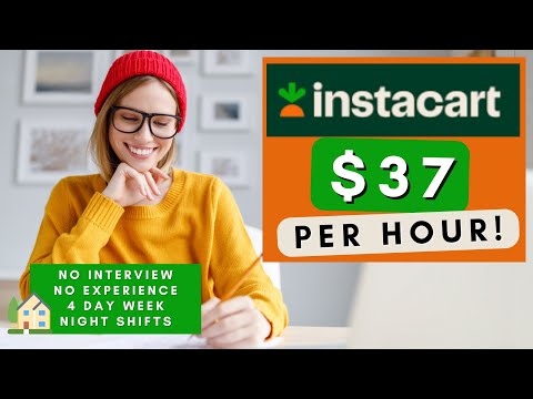 Instacart is Hiring Remote No Interview! + Get Paid Daily! Work From Home Jobs 2025