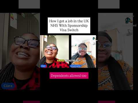 UK Visa Sponsorship Approved. NHS Jobs for international Workers