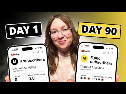 I Challenge You: 90-Day Youtube Growth Plan (Exact Strategy!)