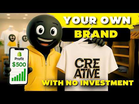How to Start Your CLOTHING Brand & BUSINESS with $0 in 2025 💥 (Easy and No Experience Needed)