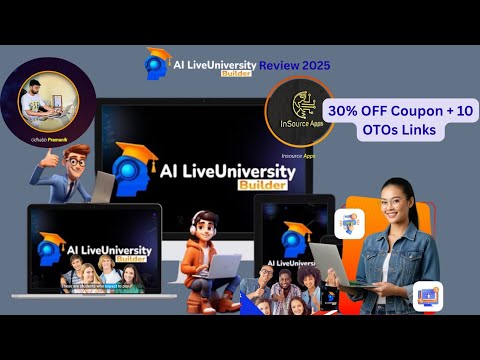 AI Live University Builder Review 2025+Demo Video – 30% OFF Coupon + 10 OTOs Links