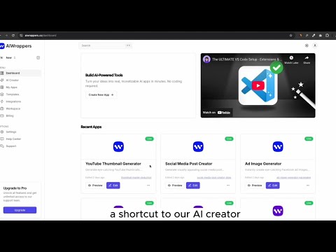 AIWrappers Review + Demo + Upgrades (OTOs) + Bonuses | Instantly Build & Sell AI Apps In Any Niche