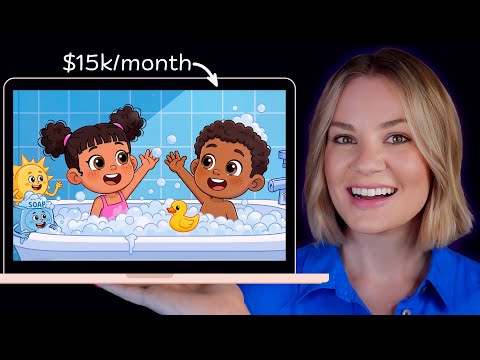 Make $490/Day Posting Faceless Kids Animation Videos (How to START)