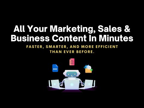 All Your Marketing, Sales & Business Content in Minutes! 🚀 | Meet Your AI Content Copilot