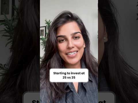 Starting to invest at 25 or 35? Which is better? #investing #shorts