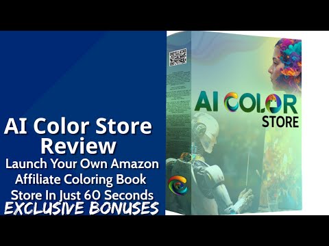 AI Color Store Review | Launch Your Own Amazon Affiliate Coloring Book Store In Just 60 Seconds