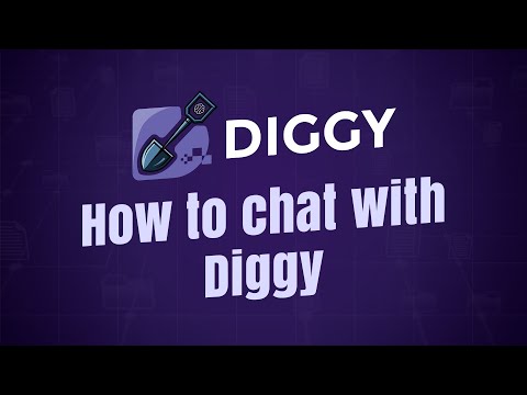 How to chat with Diggy Miner