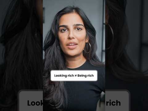 Looking rich VS Being rich #moneymindset #moneytips