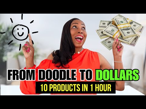 I Turned A Simple Doodle Into 10 Amazing Products In 1 Hour (No Experience!)