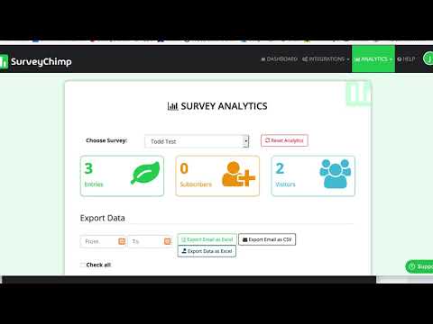 Todd Gross Discusses SurveyChimp Survey Analytics