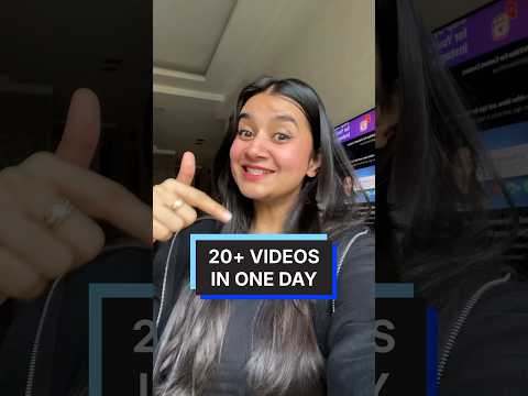 20 Shorts In 20 Mins with AI  #invideo #aitools
