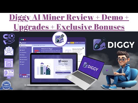 Diggy The Miner Review + Demo + OTOs + Bonuses | Diggy AI Miner Review | Diggy Miner Review