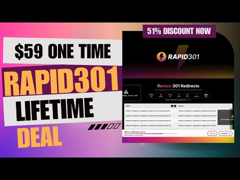 😎🔥 Rapid301 Lifetime Deal | a Game-Changer Tool for Your URLs | $59 Lifetime Deal |51% Off Now
