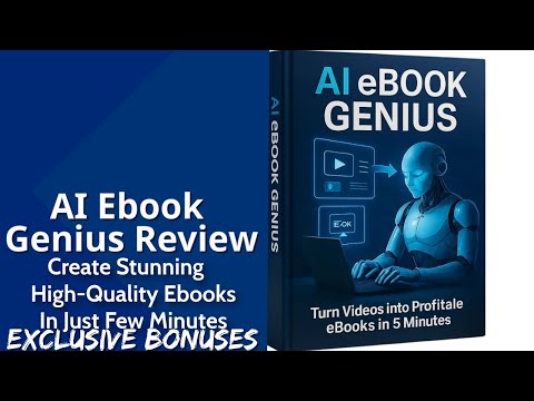AI Ebook Genius Review | Create Stunning High-Quality Ebooks In Just Few Minutes | Exclusive Bonuses