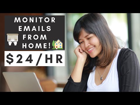 MONITOR EMAILS FROM HOME | REMOTE WORK FROM HOME JOBS 2025