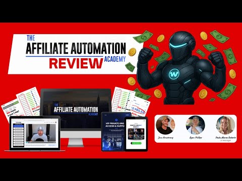 The Affiliate Automation Academy Review + OTO ⛔️ All 3 OTO + Detailed Tutorial 🔴 AAA OTO Review