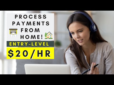 PROCESS PAYMENTS FROM HOME | ENTRY-LEVEL | REMOTE WORK FROM HOME JOBS 2025