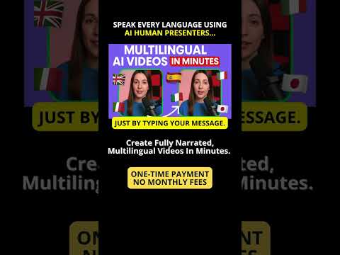 Create Multilingual AI Human Videos effortlessly