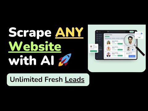 🔥 Best AI Website Scraper App | Extract Leads, Ecom Data & Products in Seconds