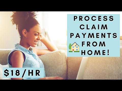 PROCESS CLAIM PAYMENTS FROM HOME | REMOTE WORK FROM HOME JOBS 2025