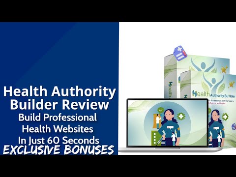 Health Authority Builder Review | Build Professional Health Websites In Just 60 Seconds