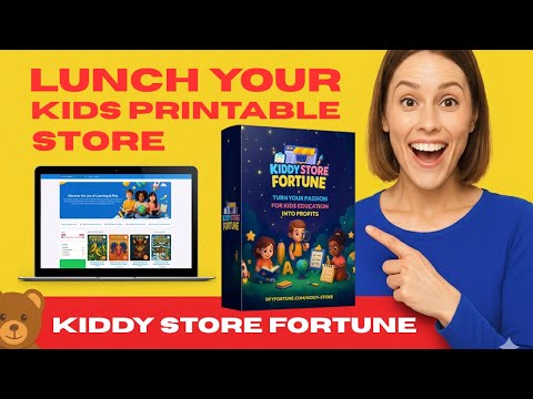 Kiddy Store Fortune Review | Start Your Kids Printables Business Today | #KiddyStoreFortuneReview