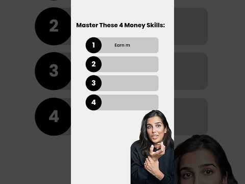 4 skills to master to reach financial freedom #moneytips #financialfreedom