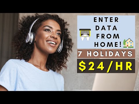 ENTER DATA FROM HOME | REMOTE WORK FROM JOBS 2025