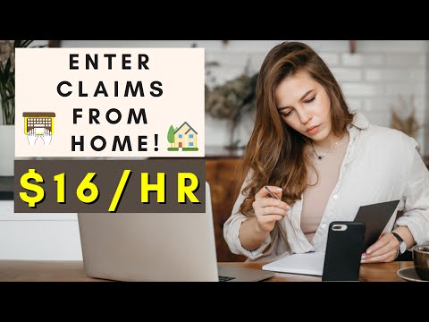 ENTER CLAIMS FROM HOME | REMOTE WORK FROM HOME JOBS 2025