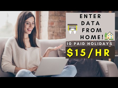 ENTER DATA FROM HOME | REMOTE WORK FROM HOME JOBS 2025