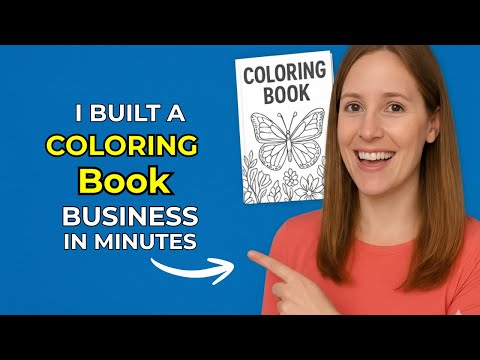 How I Built a Coloring Book Business in 5 Minutes | Coloring Business Builder Review