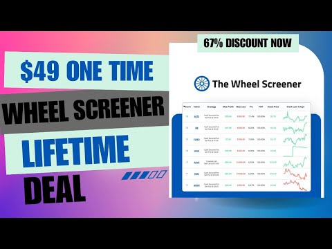 💸🛑The Wheel Screener Lifetime Deal | Smarter Wheel Trades in 2025| $49 Lifetime Deal |67% Off Now