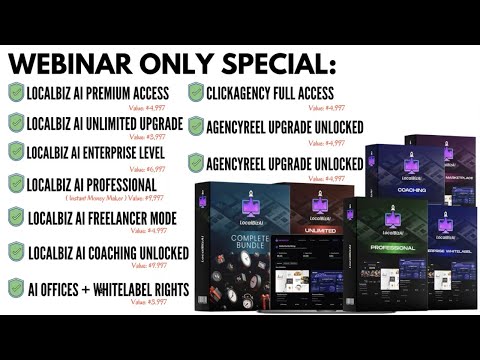 Full Local Biz AI Review Webinar  + Demo + OTOs (Upgrades) + Bonuses | LocalBizAI Review